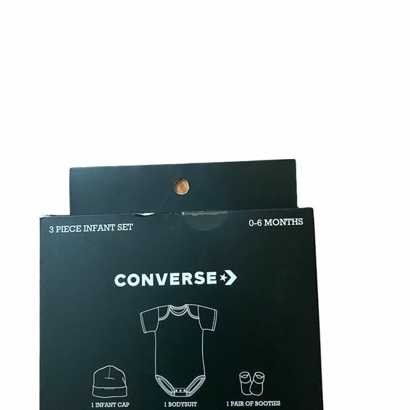 Converse 3-piece Chuck Patch Layette Set White 9002712 100 - Picture 4 of 4